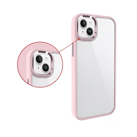 MX GLOSSY CAM IPHONE 14 PLUS LIGHT PINK / PUDROWY RÓŻ