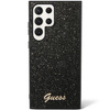 Oryginalne Etui GUESS Hardcase GUHCS24LHGGSHK do Samsung S24 Ultra (Glitter Script / czarny)