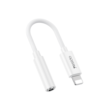 Yesido Adapter YAU44 Audio - Lightning na jack 3,5mm - biały