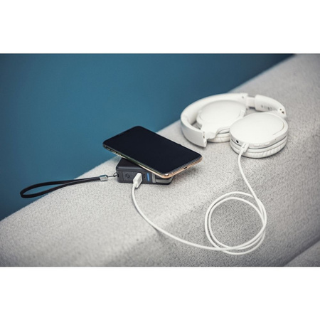 Forcell Wielofunkcyjna Ładowarka 5w1 20W PD z kablem typ C/lightning, power bankiem 10000mAh i ład. bezprzew. 15W