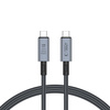 Kabel Tech-Protect UltraBoost Max USB-C 4.0 / USB-C 4.0 PD 240W 8K 40Gbps 1m - szary