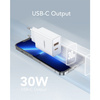 VEGER ładowarka sieciowa USB A + Typ C PD QC3.0 3A 30W VLS302U biała
