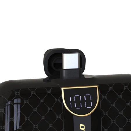 Mini bag-shaped Dudao K20SC power bank USB-C 5000mAh - black
