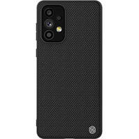 Nillkin Textured Case a durable reinforced case with a gel frame and nylon on the back of Samsung Galaxy A73 black