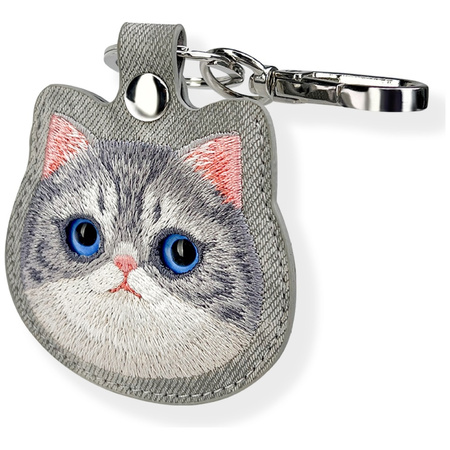 Etui na lokalizator / brelok Nimmy New   Big Eyed Pet 2.0 Cat szary