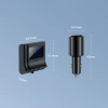 Acefast Autoladegerät 90W USB Typ C / 3x USB / Zigarettenanzünderbuchse, PPS, PD3.0, QC3.0, AFC, FCP Ladestation schwarz (B8 schwarz)