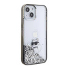 Karl Lagerfeld nakładka do iPhone 15 6,1&quot; KLHCP15SLKCNSK KARL HC LIQ. GLITTER C transparentna