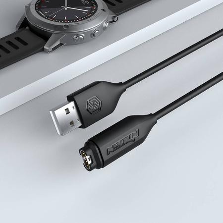 Nillkin Garmin watch cable(1 piece) Input: 5V-1A Material: TPE Length: 1m Black