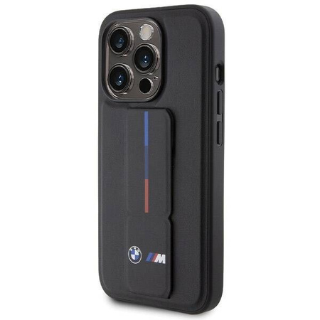 Etui BMW Grip Hot Stamp na iPhone 15 Pro - czarne