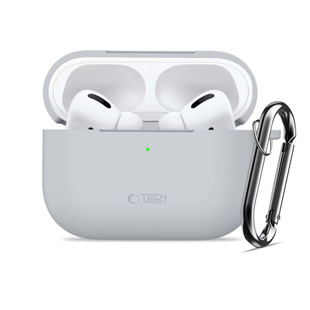 TECH-PROTECT SILICONE HOOK APPLE AIRPODS PRO 3 CRAYON GREY