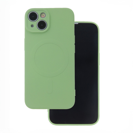 Nakładka Simple Color Mag do iPhone 16 6,1&quot; jasnozielona