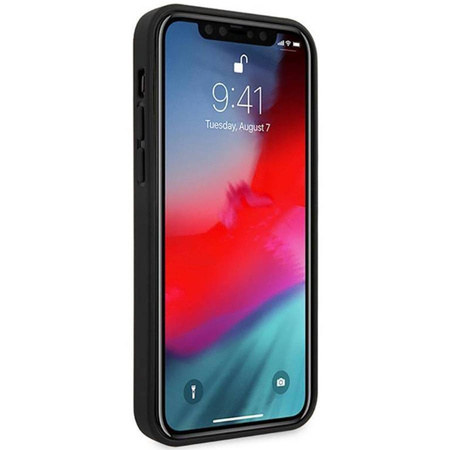 Guess Saffiano V - Etui iPhone 12 Pro Max (czerwony)