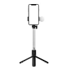 Selfie stick WR1YXS teleskopowy tripod 0.71m z okrągłą lampą - czarny