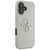 Schutzhülle IPHONE 16 Guess Grained Big 4G Logo Small Classic Logo grün