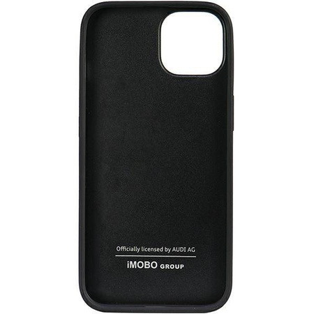 Audi Echtleder iPhone 11 / Xr 6,1" schwarz/schwarz Hardcase AU-TPUPCIP11R-Q8/D1-BK