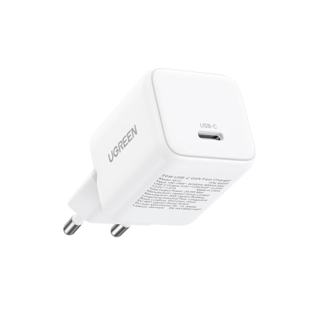 Ugreen X512 20W GaN 1x USB-C Wall Charger - White