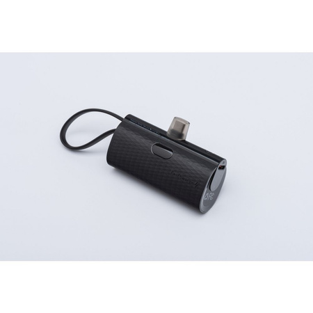 FORCELL Powerbank F-Energy Power Plug F5K3 5 000mAh z wbudowanym złączem Typ C PD 20W czarny