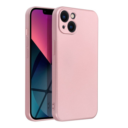 Futerał METALLIC do IPHONE 13 różowy