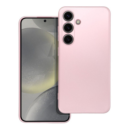 Futerał METALLIC do SAMSUNG S24 różowy