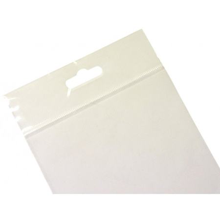 WORECZKI FOLIOWE 10x19 CM ZAWIESZKA Z KLEJEM OTWÓR EURO 100szt