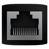Baseus AirJoy Series Ethernet cable connector RJ-45 2 pcs - black