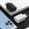Baseus Compact ładowarka sieciowa 3x USB 17W biały (CCXJ020102)