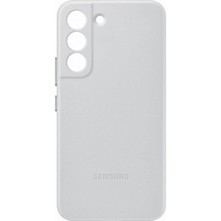 Samsung Leather Cover genuine leather case for Samsung Galaxy S22 light gray (EF-VS901LJEGWW)