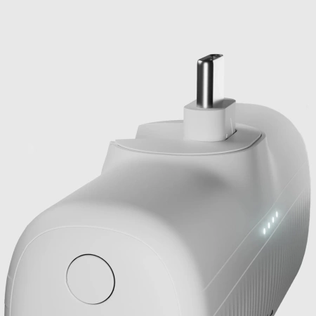 SBS EcoPower 5000 mAh 10W Powerbank mit integriertem USB-C-Anschluss - Weiß