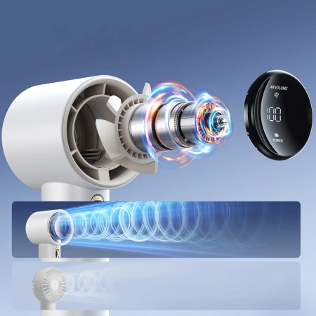 Mini wentylator Jisulife Handheld Fan Pro1 FA53 (ABS) przenośny wiatraczek USB - biały