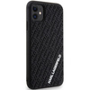 Etui Karl Lagerfeld 3D Rubber Multi Logo do iPhone 11 / Xr - czarne