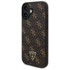Original Handyhülle IPHONE 16 Guess Hardcase New 4G Triangle (GUHCP16SPG4GPK) schwarz
