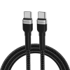 Wozinsky WNBCC1 USB-C / USB-C PD 65W Kabel 1 m - Schwarz