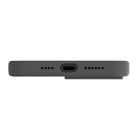 UNIQ etui Lino Hue iPhone 14 Plus 6,7" Magclick Charging szary/charcoal grey