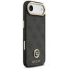 GUESS futerał do IPHONE 17 Air kompatybilny z MagSafe GUHMP17MP4GRMDEK (PU W/ 4G Strass Logo) czarny