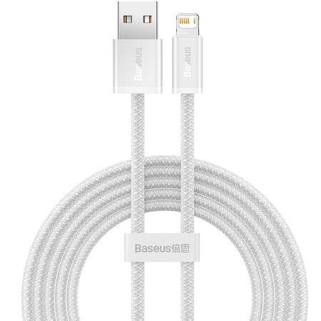 Baseus Dynamic cable USB to Lightning, 2.4A, 2m (White)