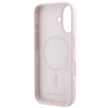 Original Case IPHONE 16 PLUS Karl Lagerfeld Hardcase Silicone Karl&Choupette Ring MagSafe pink