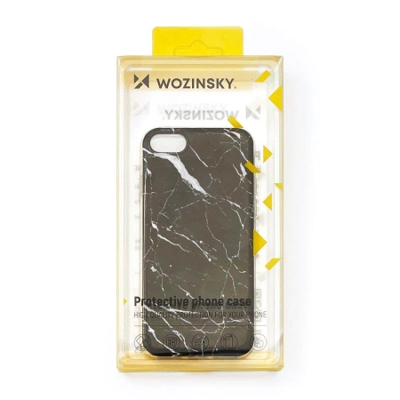 Wozinsky Marble żelowe etui pokrowiec marmur iPhone 12 Pro Max różowy