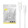 BASEUS kabel USB A do Typ C PD 100W 0,25m biały P10320102214-00