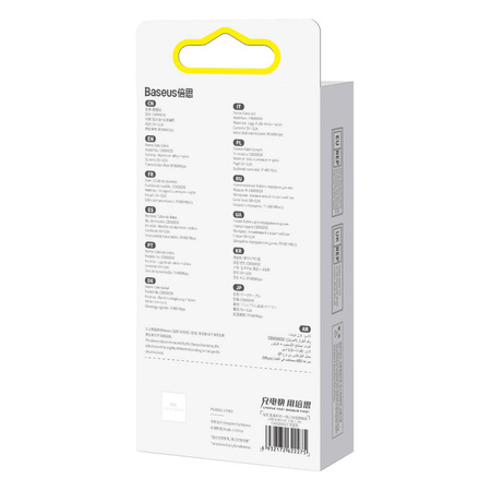 Baseus StarSpeed 1-for-3 Fast Charging Data Cable USB to M+L+C 3.5A 1.2m Blue