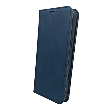 Etui Smart Suede do Xiaomi Redmi 13C 4G / 13C 5G / Poco C65 granatowe