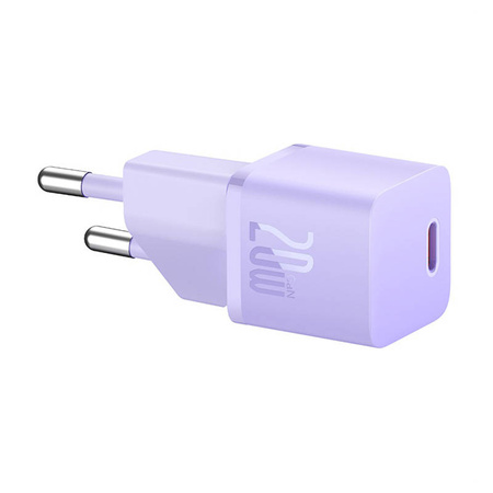 Mini ładowarka sieciowa Baseus GaN5  20W (fioletowa)