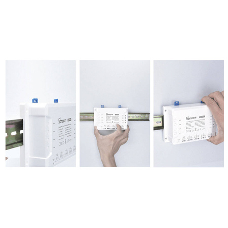 Sonoff Smart 4-Kanal-Relais Wi-Fi-Stromschalter Weiß (4CHR3)