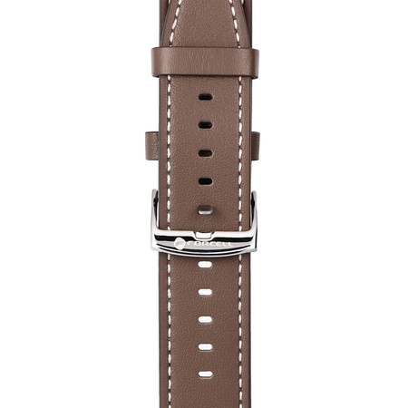 Pasek do Samsung Galaxy Watch Forcell F-Design FS21 skóra ekologiczna 20 mm brązowy