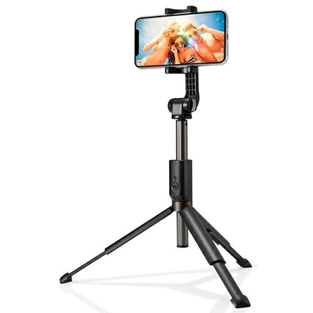 Spigen S540w Wireless Selfie Stick Tripod Black