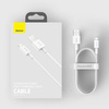 Baseus Superior kabel USB - Lightning 2,4A 0,25 m Biały (CALYS-02)
