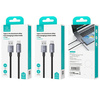 USAMS Kabel USB na USB-C 3A 1,2mFast Charging stalowy/tarnish SJ663USB01 (US-SJ663)