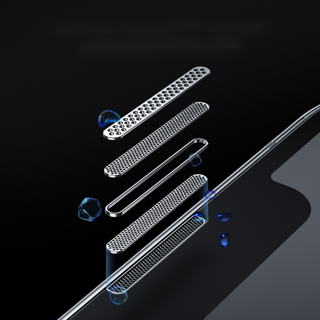 Joyroom Knight Glas für iPhone 14 Plus mit Montagesatz transparent (JR-H11)