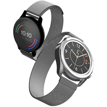 Mercury pasek Mesh Apple Watch 42/44/45mm srebrny/silver