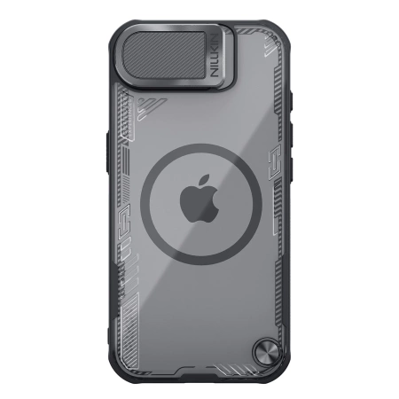 Nillkin Iceblade Prop Magnetic Case with Lens Cover and Stand for iPhone 16e - Black