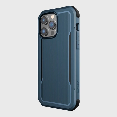Raptic X-Doria Fort Case iPhone 14 Pro Max mit gepanzerter blauer MagSafe-Hülle